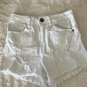 White shorts
